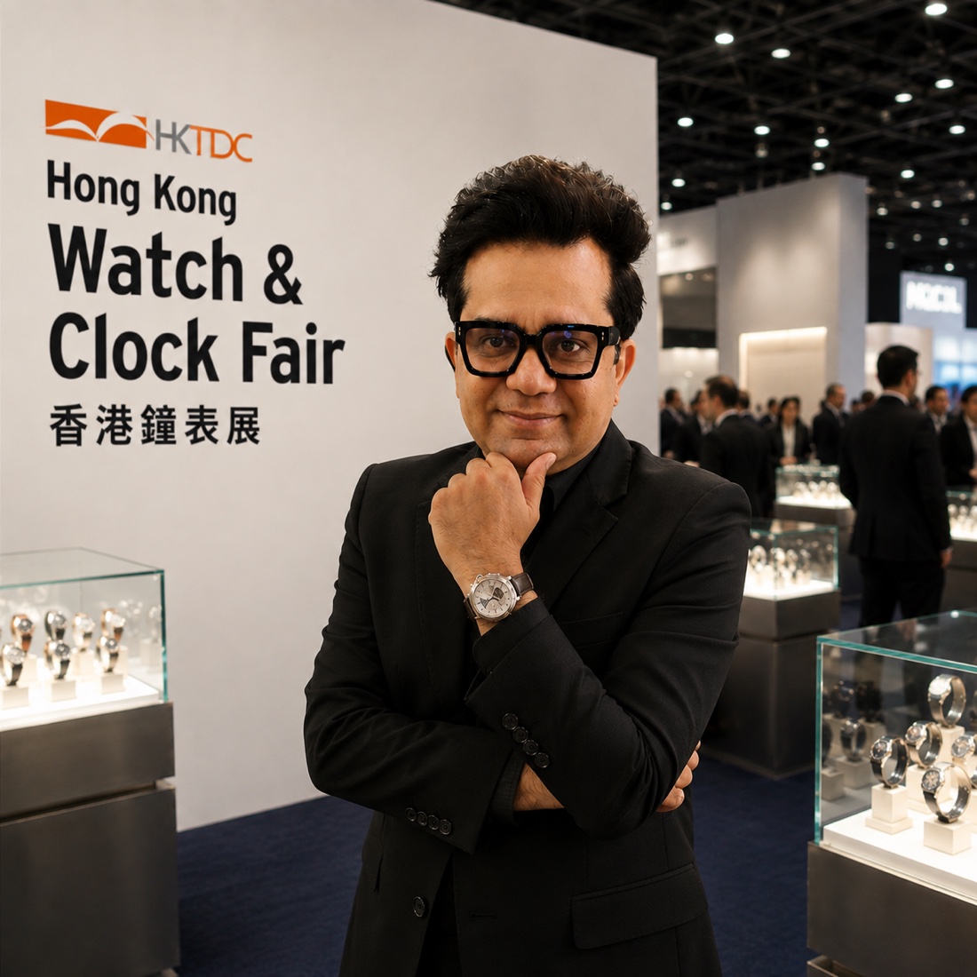 Rajan Mehta, Founder & CEO of House Of Brands Fashion LLP, at the Hong Kong Watch & Clock Fair
